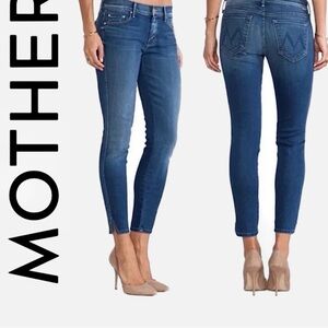MOTHER The Vamp Ankle Skinny Jeans 27 Spiked Heels to Tractor Wheels